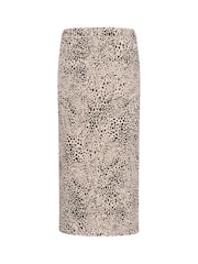Kaffe Natural KAlisa Midi Skirt - Image 4 of 4