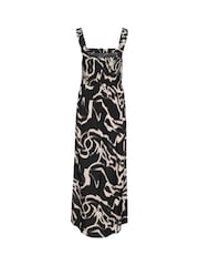 Kaffe KAmartha Patterned Maxi Black Dress - Image 5 of 5