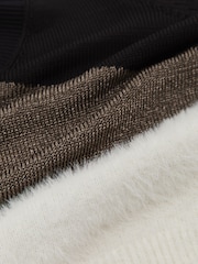 Reiss Black/White/Metallic Harley Jumper - Image 7 of 7