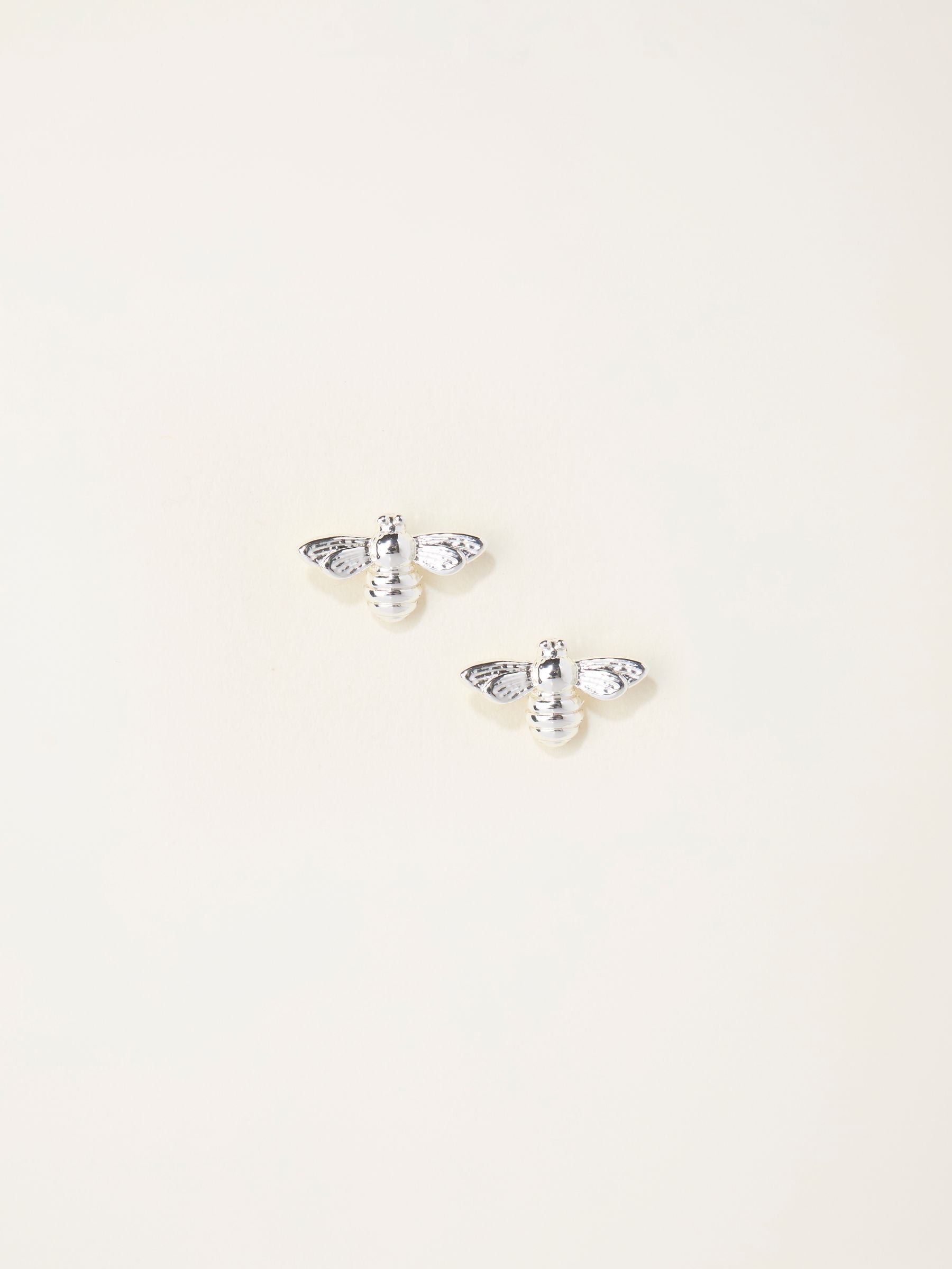 Fat Face - Earrings - Silver - Bee Stud