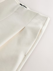 Nothing Ordinary Cream Luxe Barrel Leg Sweat Trousers - Image 8 of 8