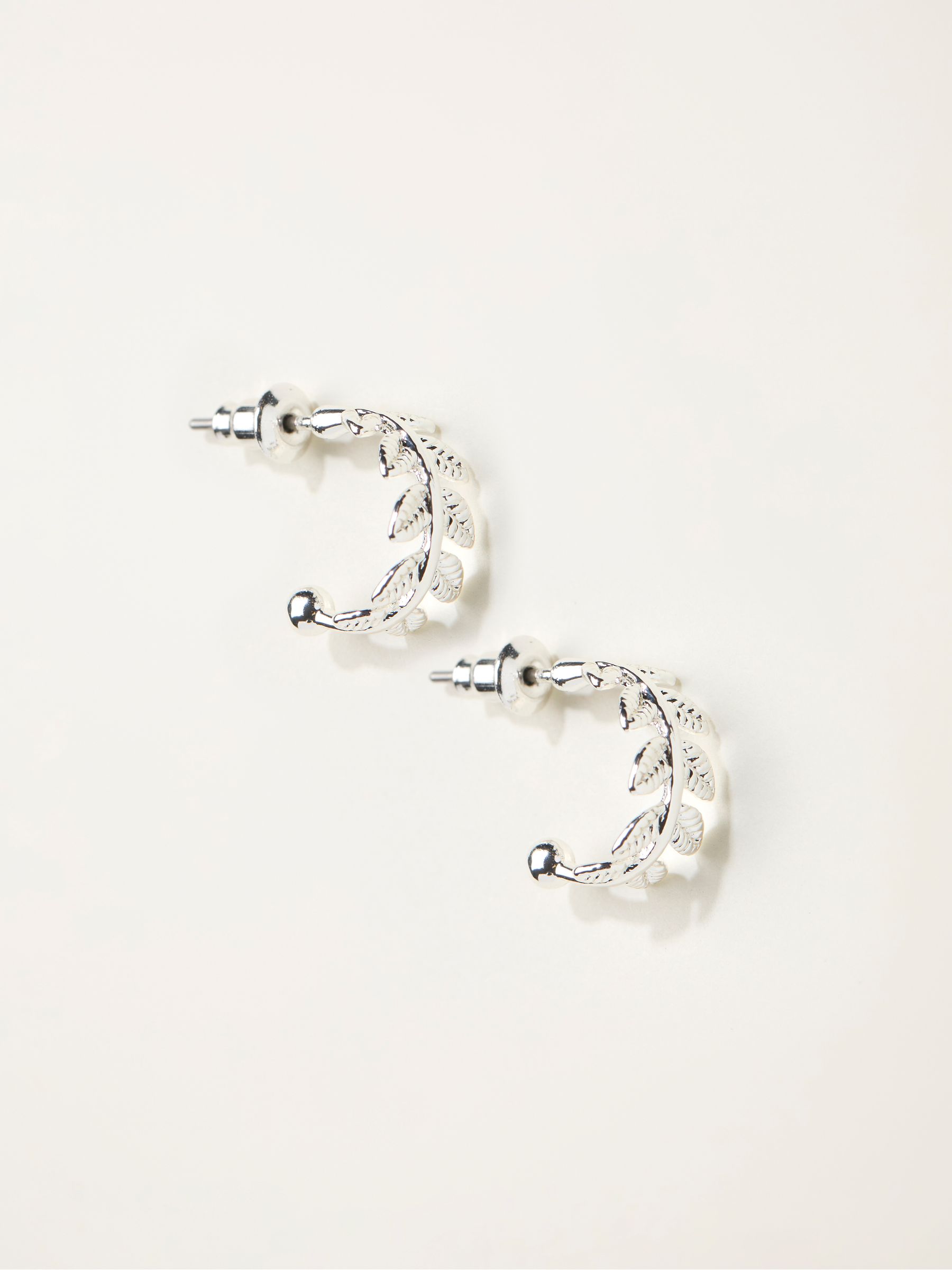 Fat Face - Women's Hoop Earrings - Silver Tone