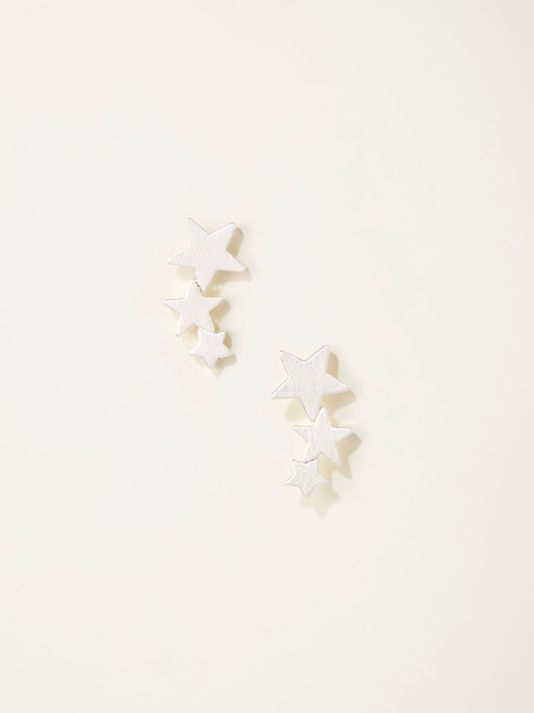 FatFace Star Crawler Earrings - صورة 1 من 2 FatFace Star Crawler Earrings - صورة 1 من 2