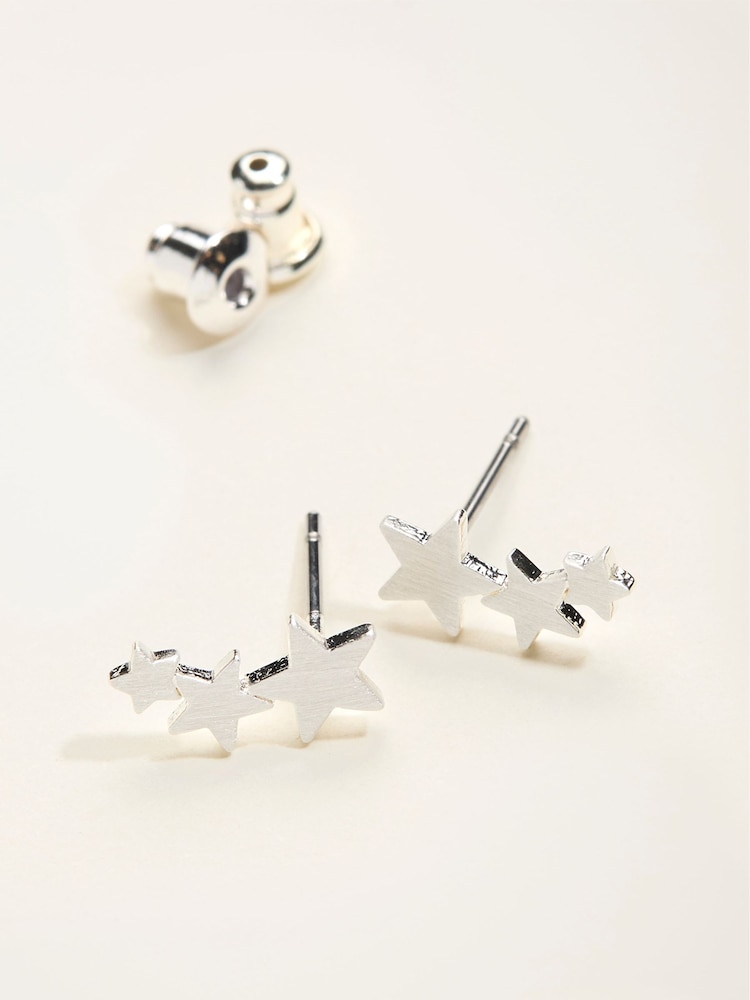 FatFace Star Crawler Earrings - صورة 2 من 2 FatFace Star Crawler Earrings - صورة 2 من 2