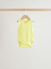 Multi Vest Baby Bodysuits 5 Pack - Image 4 of 13