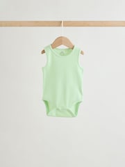 Multi Vest Baby Bodysuits 5 Pack - Image 7 of 13