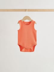 Multi Vest Baby Bodysuits 5 Pack - Image 8 of 13