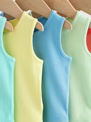 Multi Vest Baby Bodysuits 5 Pack - Image 9 of 13