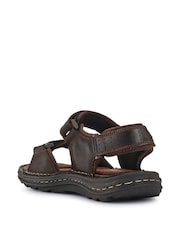 Pavers Brown Mens Adjustable Sandals - Image 4 of 5