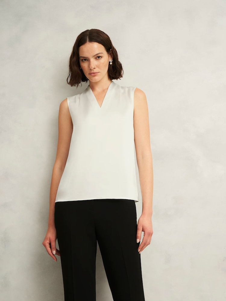 Hobbs Nina Satin Blouse - Imagem 1 de 4