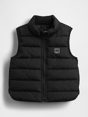 Gap Black ColdControl Puffer Vest (6mths-5yrs) (6mths-5yrs) - Image 1 of 3