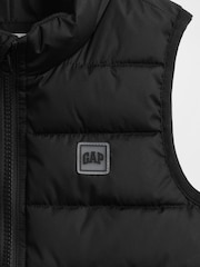 Gap Black ColdControl Puffer Vest (6mths-5yrs) (6mths-5yrs) - Image 3 of 3