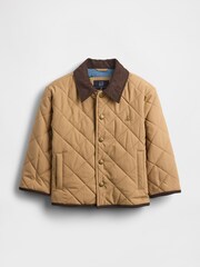 Gap Brown Lightweight Quilted Field Jacket (6mths-5yrs) - Image 1 of 2