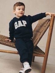 Blau - Gap Relaxed Hoodie mit Logo und Reißverschluß (6Monate -5Jahre) - Bild 4 von 8