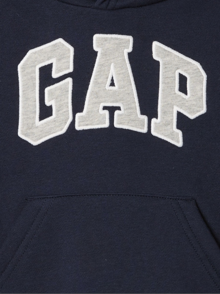 Blau - Gap Relaxed Hoodie mit Logo und Reißverschluß (6Monate -5Jahre) - Bild 8 von 8