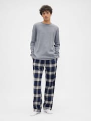 Gap Blue Flannel Pyjama Bottoms - Image 1 of 4