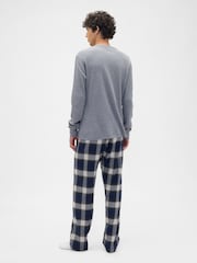Gap Blue Flannel Pyjama Bottoms - Image 2 of 4