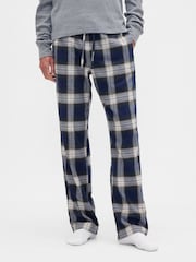 Gap Blue Flannel Pyjama Bottoms - Image 3 of 4