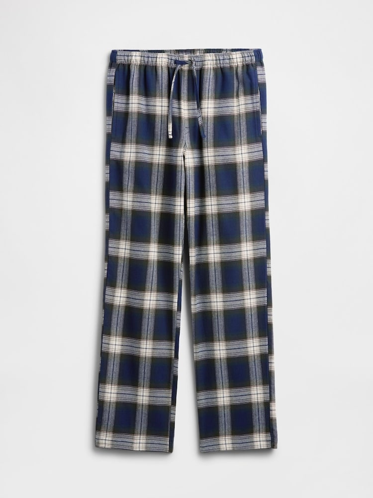 Gap Blue Flannel Pyjama Bottoms - Image 4 of 4