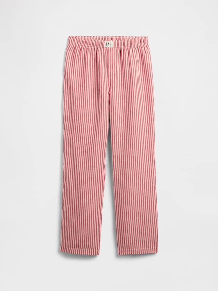 Gap Red Stripe 100% Flannel Pyjamas Trousers (4-13yrs) (4-13yrs) - Image 1 of 3 Gap Red Stripe 100% Flannel Pyjamas Trousers (4-13yrs) (4-13yrs) - Image 1 of 3