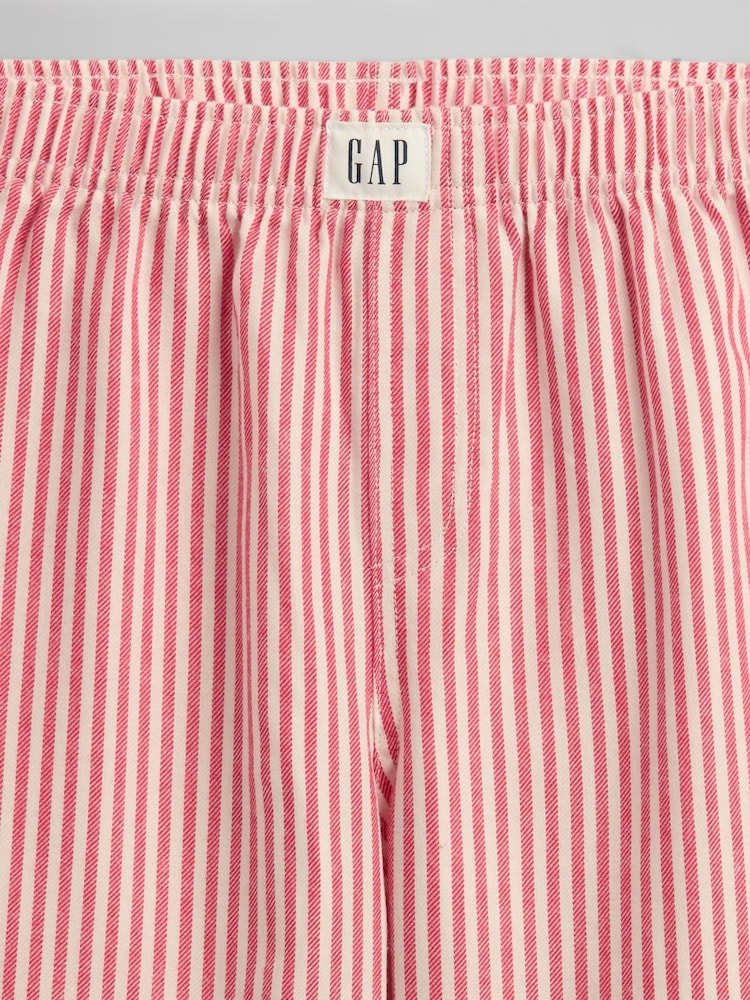 Gap Red Stripe 100% Flannel Pyjamas Trousers (4-13yrs) (4-13yrs) - Image 3 of 3