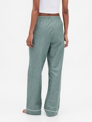 Gap Green Poplin Pyjamas Trousers - Image 2 of 5