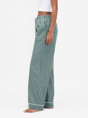 Gap Green Poplin Pyjamas Trousers - Image 3 of 5