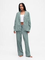 Gap Green Poplin Pyjamas Trousers - Image 5 of 5