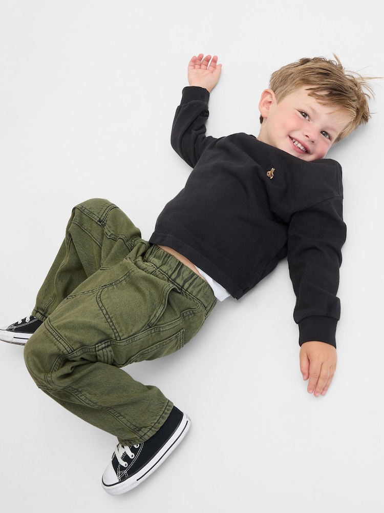Gap Green Pull On Baggy Carpenter Jeans (6mths-5yrs) (6mths-5yrs) - Image 1 of 4 Gap Green Pull On Baggy Carpenter Jeans (6mths-5yrs) (6mths-5yrs) - Image 1 of 4