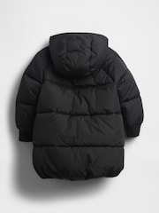 Gap Black Heavyweight Puffer Coat (6mths-5yrs) (6mths-5yrs) - Image 2 of 2