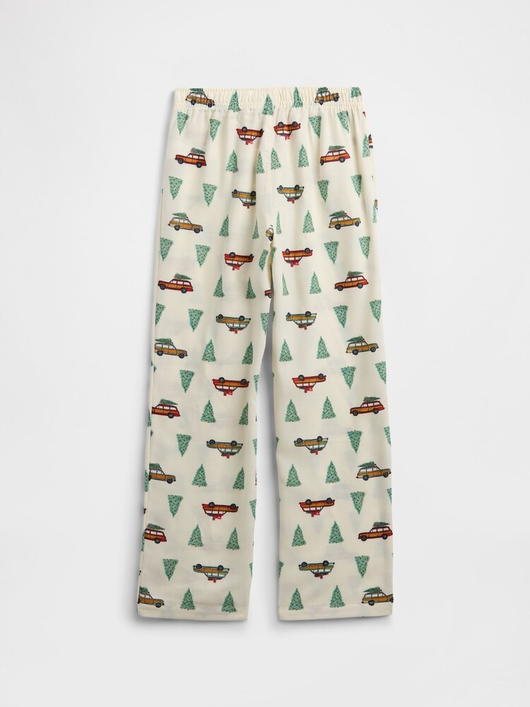 Gap Cream 100% Flannel Pyjamas Trousers (4-13yrs) (4-13yrs) - Image 2 of 3 Gap Cream 100% Flannel Pyjamas Trousers (4-13yrs) (4-13yrs) - Image 2 of 3