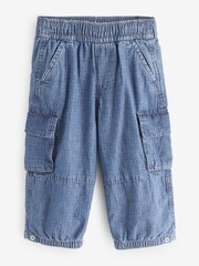 Gap Blue Blue Denim Parachut Jeans (6Mths-5yrs) (6mths-5yrs) - Image 1 of 4