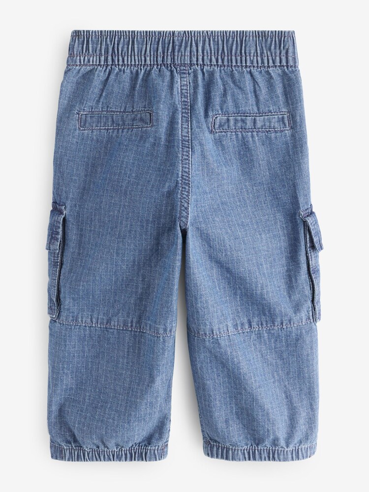Gap Blue Blue Denim Parachut Jeans (6Mths-5yrs) (6mths-5yrs) - Image 2 of 4