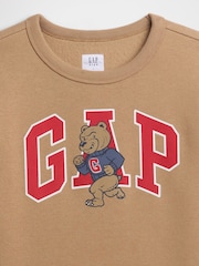 Gap Brown Logo Sweatshirt (4-13yrs) (4-13yrs) - Image 3 of 3