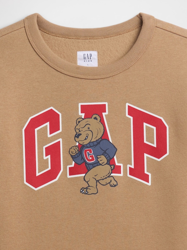 Gap Brown Logo Sweatshirt (4-13yrs) (4-13yrs) - Image 3 of 3