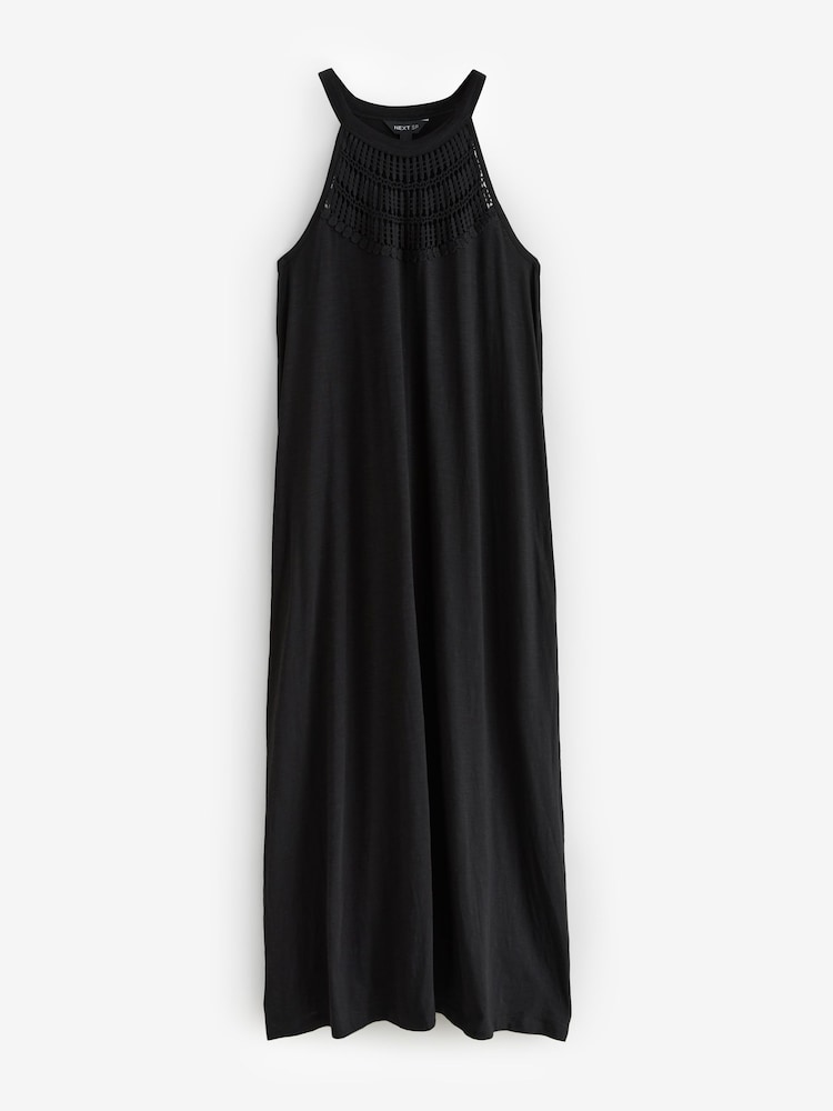 Black Crochet Maxi Dress - Image 1 of 1