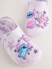 Lilac Purple Marble Lilo & Stitch Clogs - Image 3 of 4