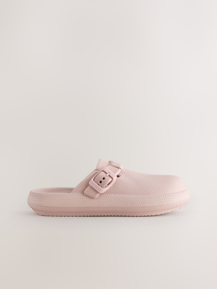 Pink Buckle Clogs - Image 2 of 5 Pink Buckle Clogs - Image 2 of 5