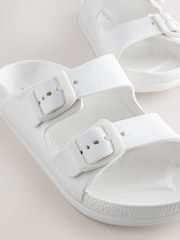 White Buckle Sliders - Image 4 of 5