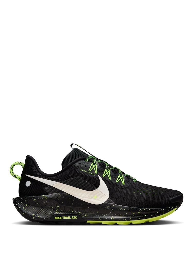 Nike Black Pegasus Trail 5 Running Trainers - Image 1 of 11