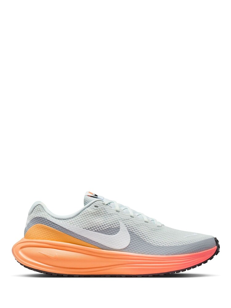 Nike Orange/Grey Revolution 8 Road Running Trainers - Image 1 of 11 Nike Orange/Grey Revolution 8 Road Running Trainers - Image 1 of 11