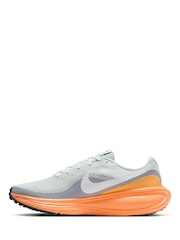 Nike Orange/Grey Revolution 8 Road Running Trainers - Image 2 of 11