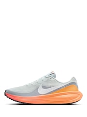 Nike Orange/Grey Revolution 8 Road Running Trainers - Image 4 of 11