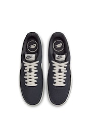 Nike Black Court Vision Low Fat Laced Trainers - Image 11 of 11