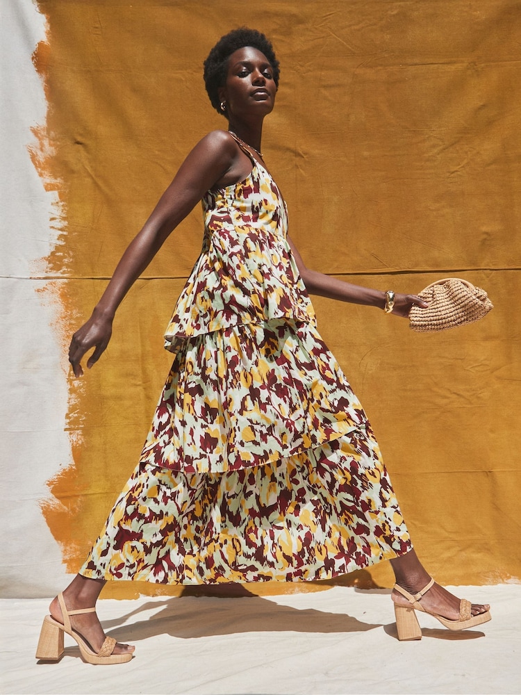 Ro&Zo Confetti Printed Tiered Dress - Bild 1 von 6