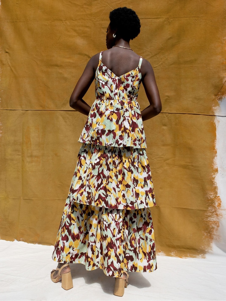 Ro&Zo Confetti Printed Tiered Dress - Bild 2 von 6
