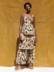 Ro&Zo Confetti Printed Tiered Dress - Bild 5 von 6