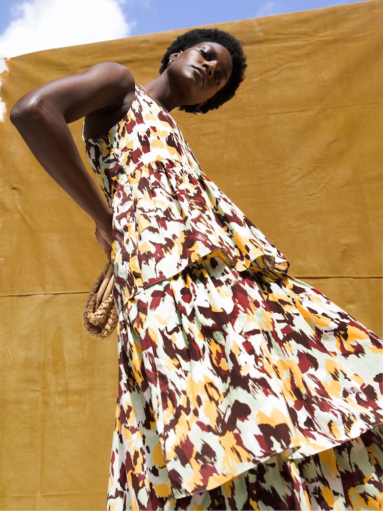 Ro&Zo Confetti Printed Tiered Dress - Bild 6 von 6