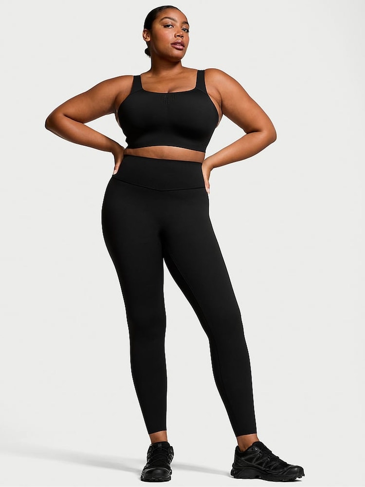Victoria's Secret Black VSX Elevate™ High-Compression Leggings - Image 2 of 4
