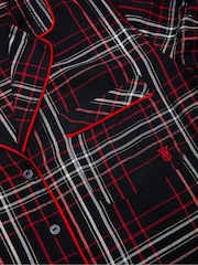 Victoria's Secret Black & Red Christmas Tartan Flannel Short Pyjamas Set - Image 3 of 3